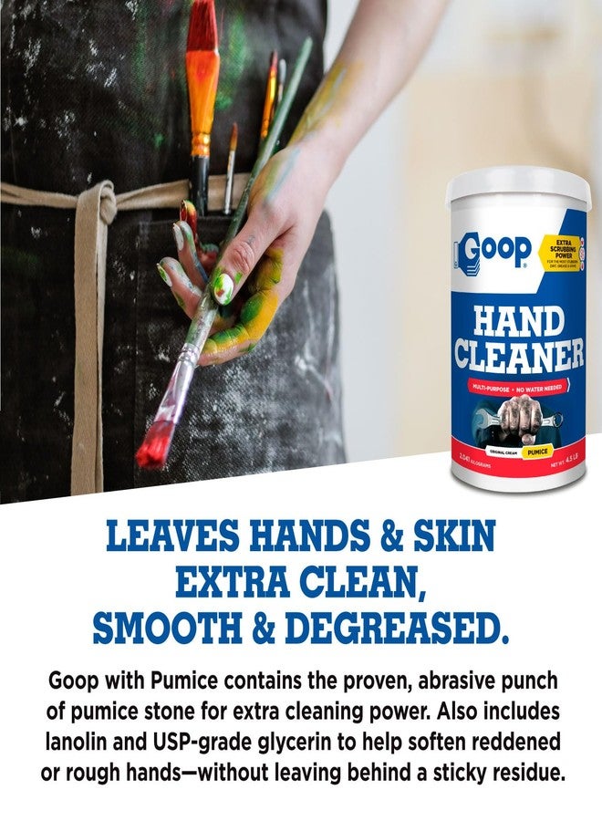 GOOP Hand Cleaner with Pumice 4.5 Lb. Can - Image 3